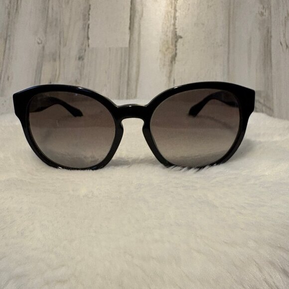 Prada Accessories - PRADA Round Sunglasses Black Frames Smoke Lens Designer Glasses
